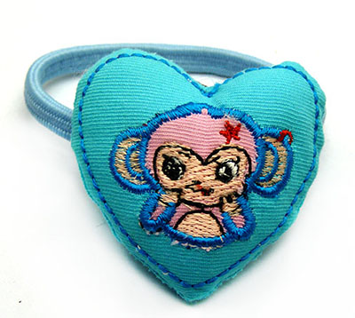 大号儿童发饰 女孩发绳发圈 桃心卡通发绳 扎头发皮筋 厂家直销