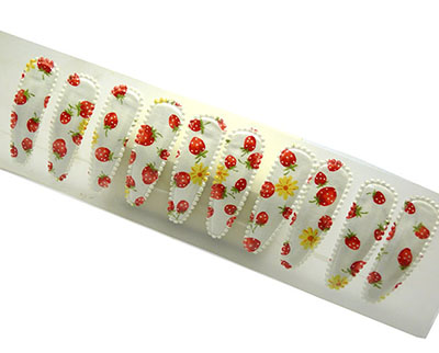 全网最低价可爱草莓对夹 儿童发夹BB夹