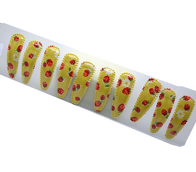 全网最低价可爱草莓对夹 儿童发夹BB夹