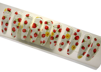 全网最低价可爱草莓对夹 儿童发夹BB夹 