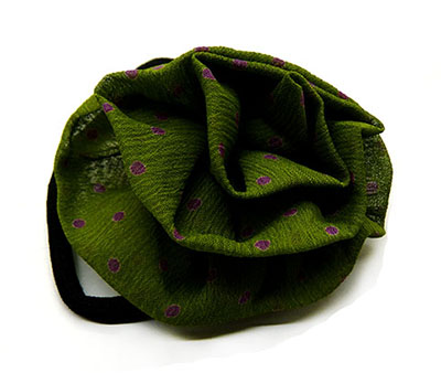 全网最低价时尚甜美雪纺花朵发圈 精品皮筋