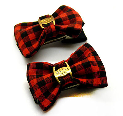 高档布艺蝴蝶结对夹女生儿童发夹欧美时尚盘发边夹头饰发饰