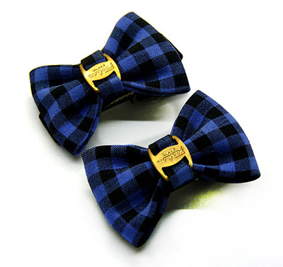 高档布艺蝴蝶结对夹女生儿童发夹欧美时尚盘发边夹头饰发饰 