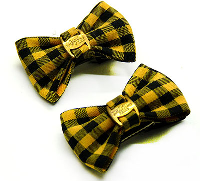 高档布艺蝴蝶结对夹女生儿童发夹欧美时尚盘发边夹头饰发饰