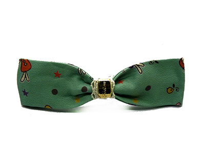 精美欧美头饰品 布艺蝴蝶结弹簧夹