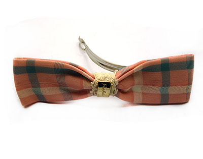 精美欧美头饰品 布艺蝴蝶结弹簧夹