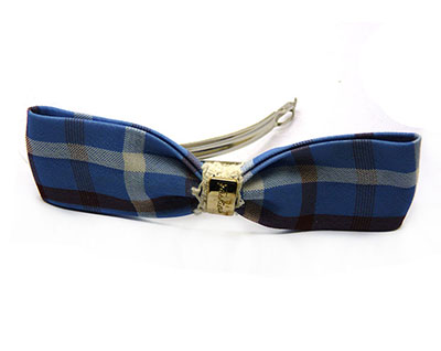 精美欧美头饰品 布艺蝴蝶结弹簧夹