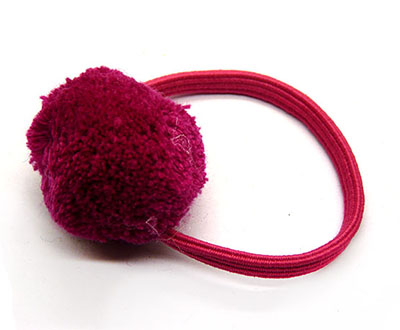 全球最低价欧美毛线球头绳 手工儿童可爱发绳