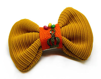 欧美气质蝴蝶结 发夹边夹鸭嘴夹压夹