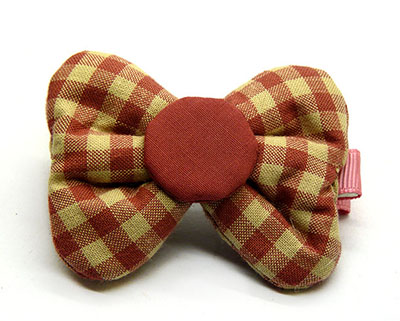 蝴蝶结布艺发夹边夹压夹 淑女发饰 厂家直销