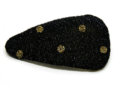 批发欧美大号发饰 基础款简约金丝面发夹 BB夹