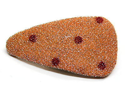 批发欧美大号发饰 基础款简约金丝面发夹 BB夹