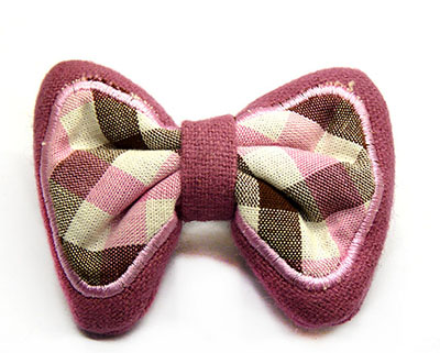 厂家直销布艺格子蝴蝶结压夹发夹欧美头饰品