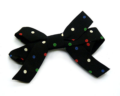 欧美新款蝴蝶结发夹压夹 成人布艺发饰品批发