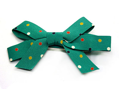 欧美新款蝴蝶结发夹压夹 成人布艺发饰品批发