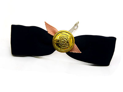 欧美新款蝴蝶结发夹弹簧夹 成人布艺发饰品批发 