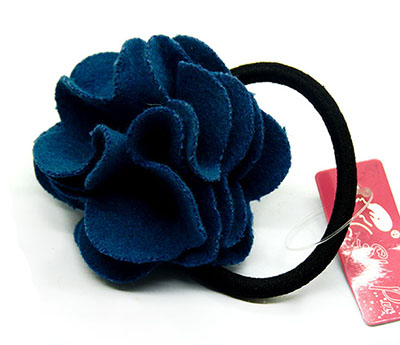 欧美新款女时尚唯美布艺玫瑰花朵发绳发圈扎头发皮筋