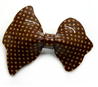 亚克力发夹蝴蝶结压夹批发 两元店头饰发饰批发