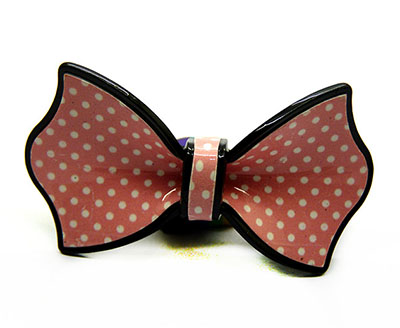 亚克力发夹蝴蝶结压夹批发 两元店头饰发饰批发