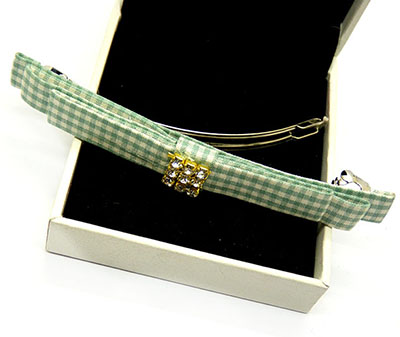 欧美名媛布艺多层珍珠蝴蝶结发夹 发箍 水钻吊饰弹簧夹发卡