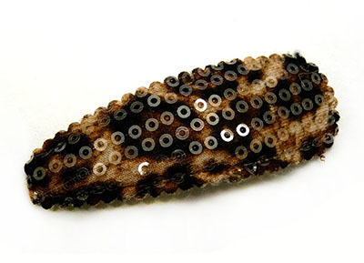 欧美豹纹饰品 头饰 闪闪亮片简单BB夹