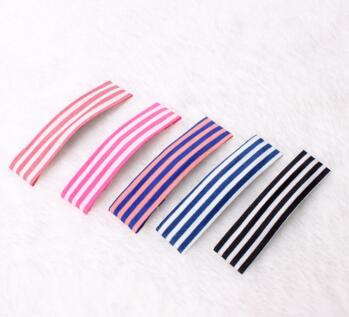 新款欧美范儿童发饰 布艺BB夹 混色发夹边夹