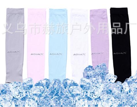 韩国正品TOP COOL户外防晒运动冰袖 无缝透气超弹骑行袖套开车手臂套批发