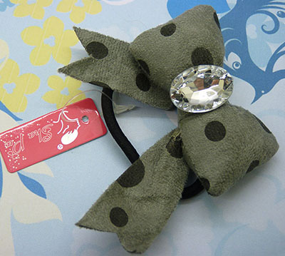 欧美蝴蝶结发圈皮筋儿童小抱枕头发绳秋冬头饰发饰