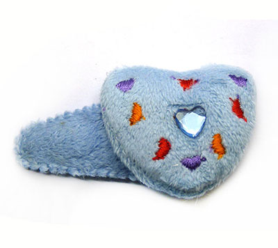 特价绒布桃心发夹BB夹 发饰