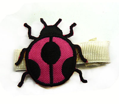 欧美范七彩瓢虫 儿童压夹卡通精品发卡