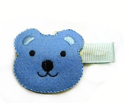 全网最低价头饰手工布艺发夹可爱小熊儿童压夹卡通精品发卡