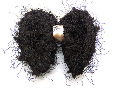 热销欧美发饰时尚丝线绒布蝴蝶结发夹发饰