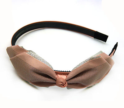 新款欧美亮丝蝴蝶结发箍 头扣 女士发卡