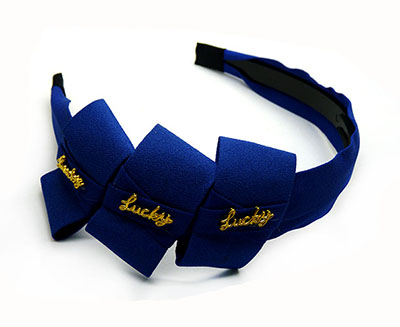 夏季新款欧美布艺蝴蝶结百搭简约发箍发卡头饰发饰