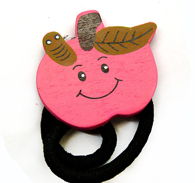 特价欧美范饰品木质卡通皮筋糖果发圈