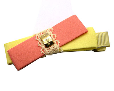 欧美范2元店双层蝴蝶结压夹摆地摊货源