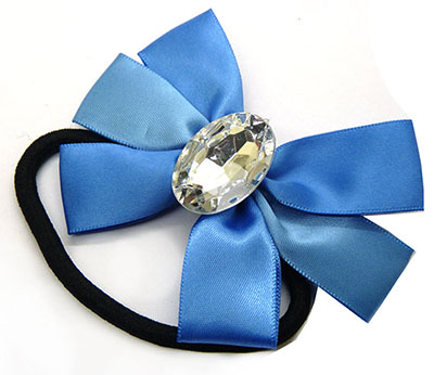 厂家直销复古宝石蝴蝶结头绳发绳