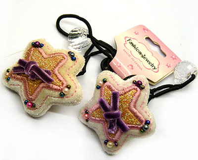 全国最低价一对装可爱毛绒温暖毛球珍珠吊坠发圈 发绳 皮筋