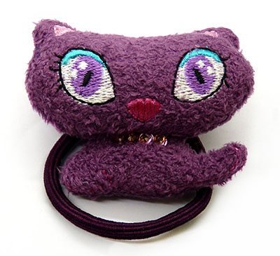 欧美范纯手工蝴蝶结可爱小熊发圈 头绳皮筋