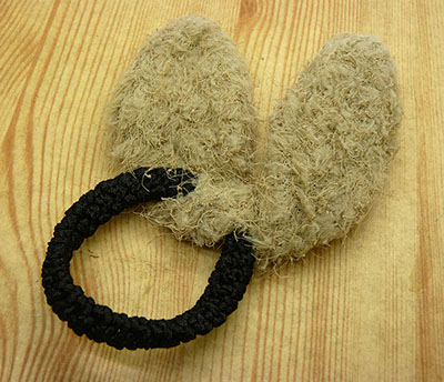 儿童发圈兔耳朵可爱布艺皮筋发绳精品店发饰厂家直销