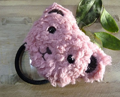 儿童发圈熊娃娃可爱布艺皮筋小熊发绳精品店发饰厂家直销