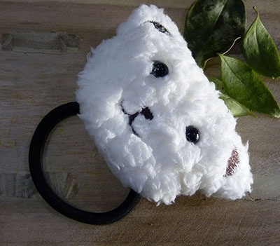 儿童发圈熊娃娃可爱布艺皮筋小熊发绳精品店发饰厂家直销