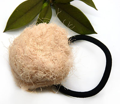 毛发圈 毛毛球皮筋手感超柔软发饰 欧美头饰