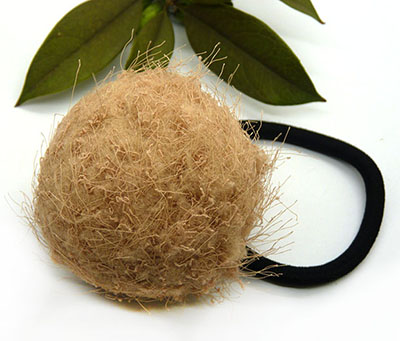 毛发圈 毛毛球皮筋手感超柔软发饰 欧美头饰