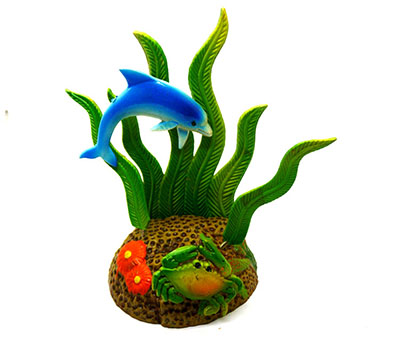 买贵10倍退款家居装饰办公摆件 创意冰箱贴 磁雕磁吸 叠叠乐 彩色海洋鱼