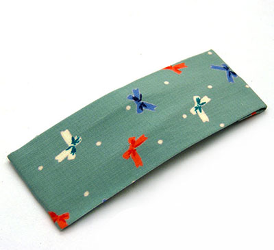 特价短款欧美流行小圆点多色发夹发饰头饰 布艺BB夹边夹一字夹