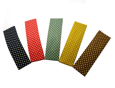 厂家直销欧美流行小圆点多色发夹发饰头饰 布艺BB夹边夹一字夹