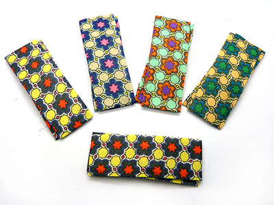 欧美流行双层多色发夹发饰头饰 布艺BB夹边夹一字夹