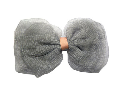 欧美时尚发饰头饰 雪纺加丝蝴蝶结 发夹鸭嘴夹