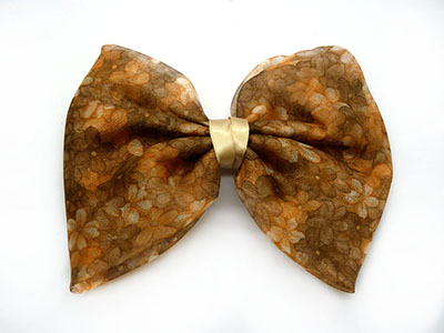 欧美时尚发饰头饰 雪纺加丝蝴蝶结 发夹鸭嘴夹